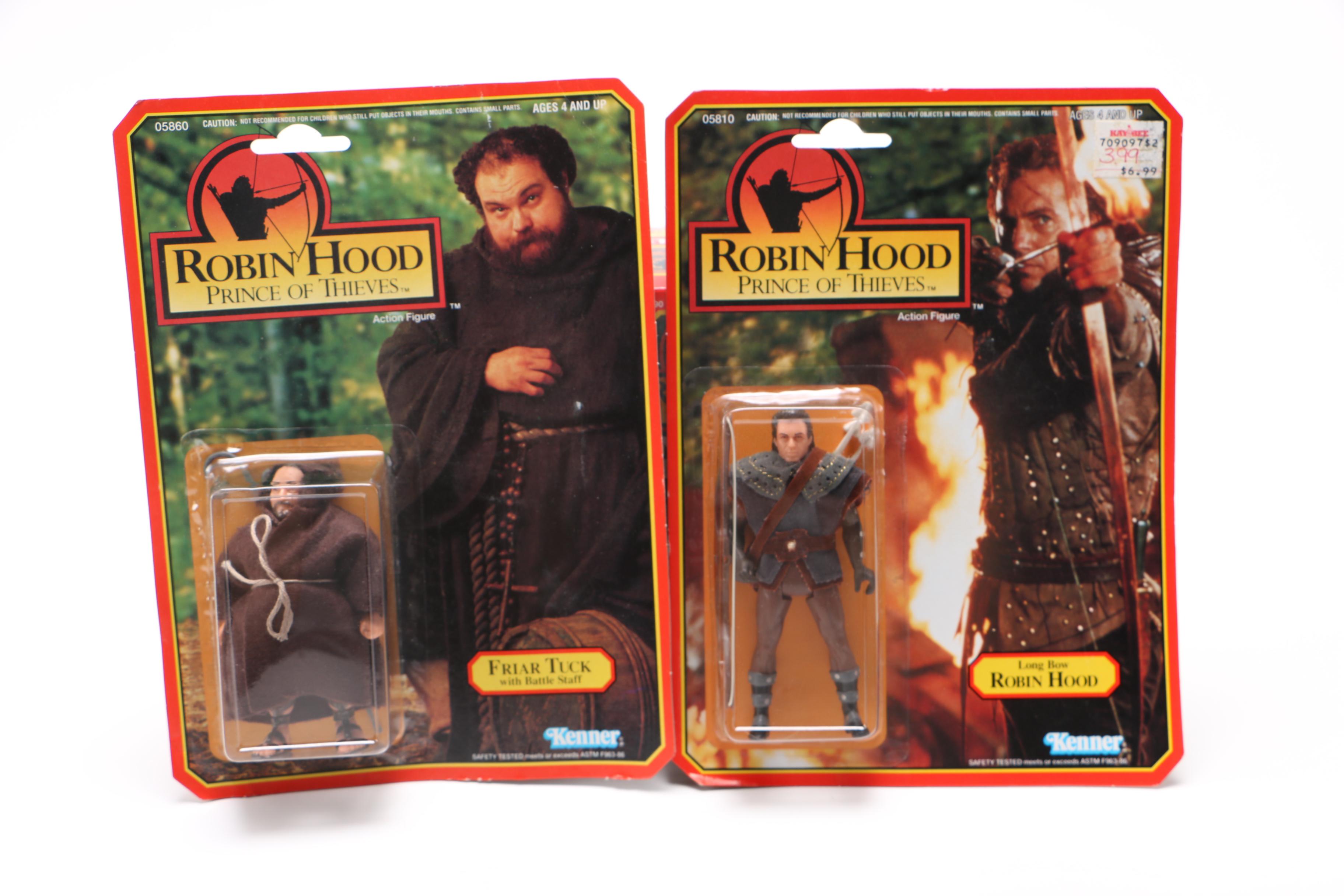 "Robin Hood: Prince of Thieves" VHS and Action Figures