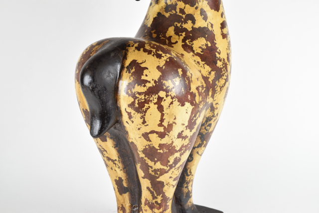 Piebald Horse Terra Cotta Sculpture