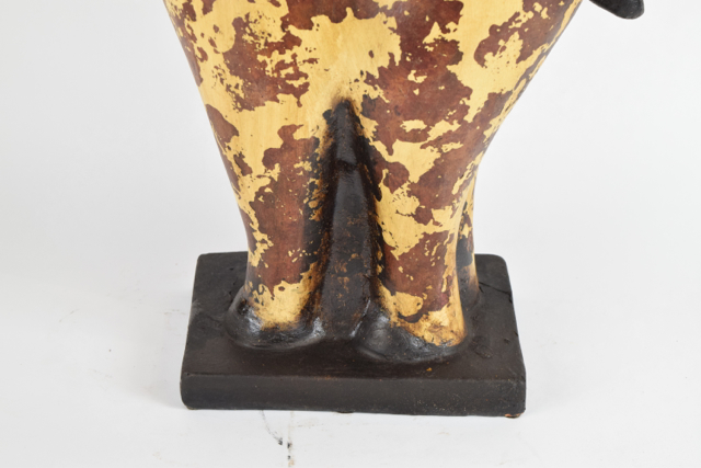 Piebald Horse Terra Cotta Sculpture