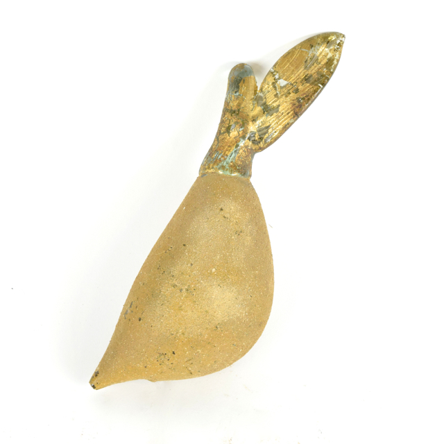 Painted Art Glass Fruit Sculpture