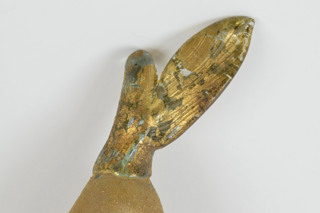 Painted Art Glass Fruit Sculpture