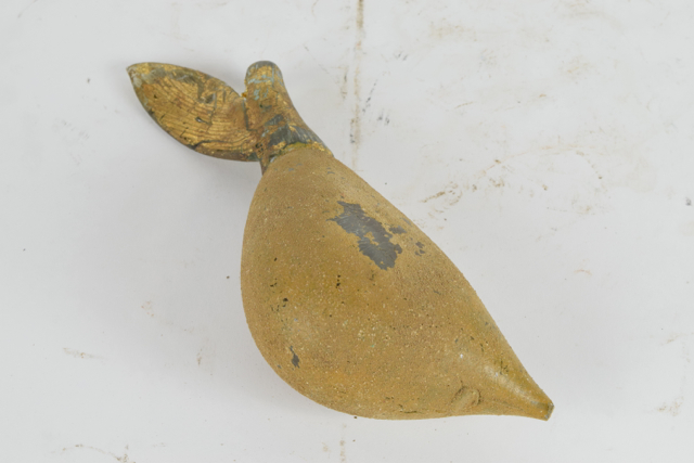 Painted Art Glass Fruit Sculpture