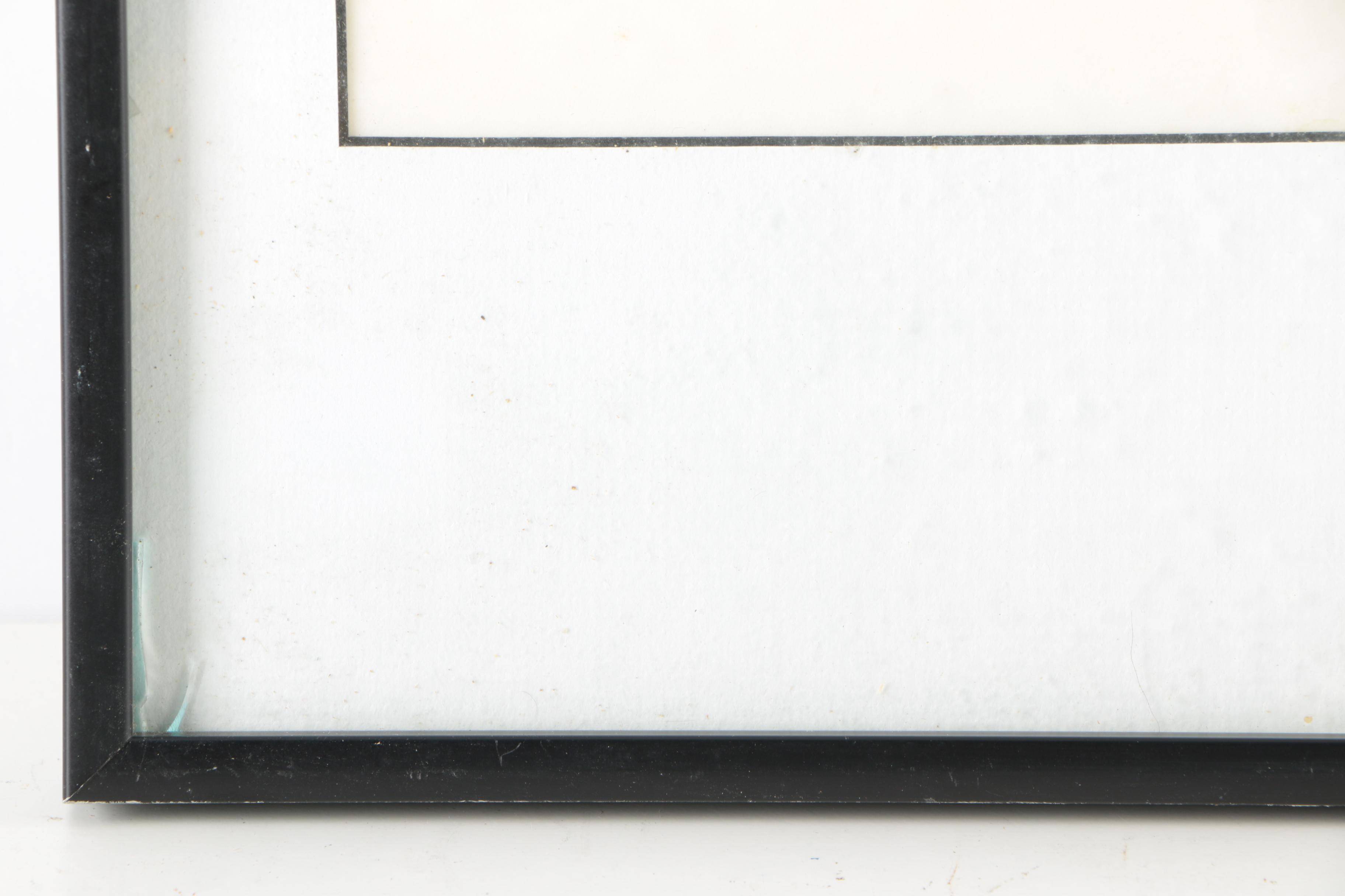 Acrylic Painting on Paper of Abstract Creatures