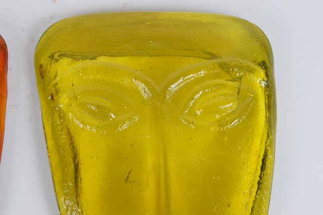 Molded Art Glass Masks