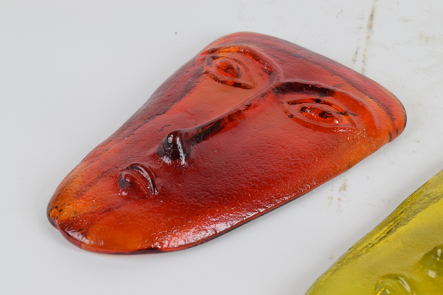 Molded Art Glass Masks