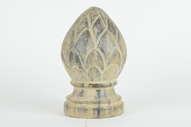 Glazed Terracotta Artichoke Finial