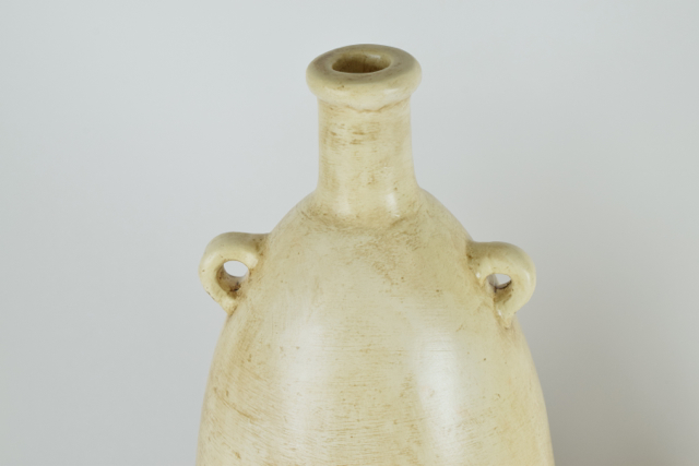 Ovoid Cream Tone Terracotta Vases