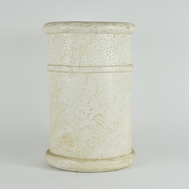 Cream Tone Cylindrical Terracotta Planter