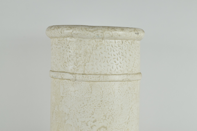 Cream Tone Cylindrical Terracotta Planter