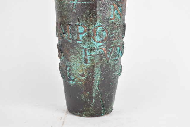 Antiqued Neoclassical Style Terracotta Vase