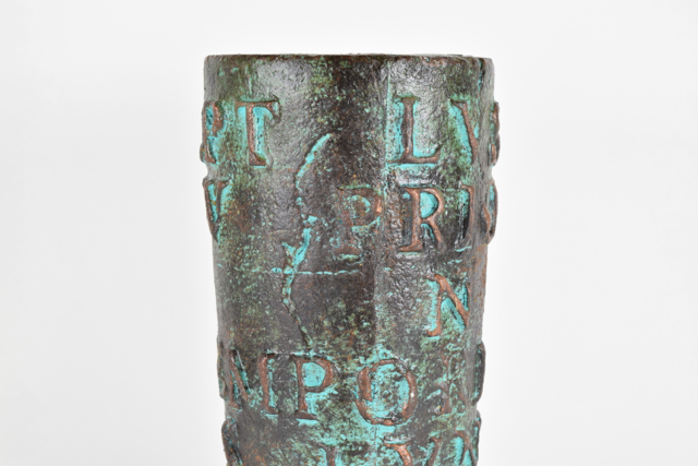 Antiqued Neoclassical Style Terracotta Vase