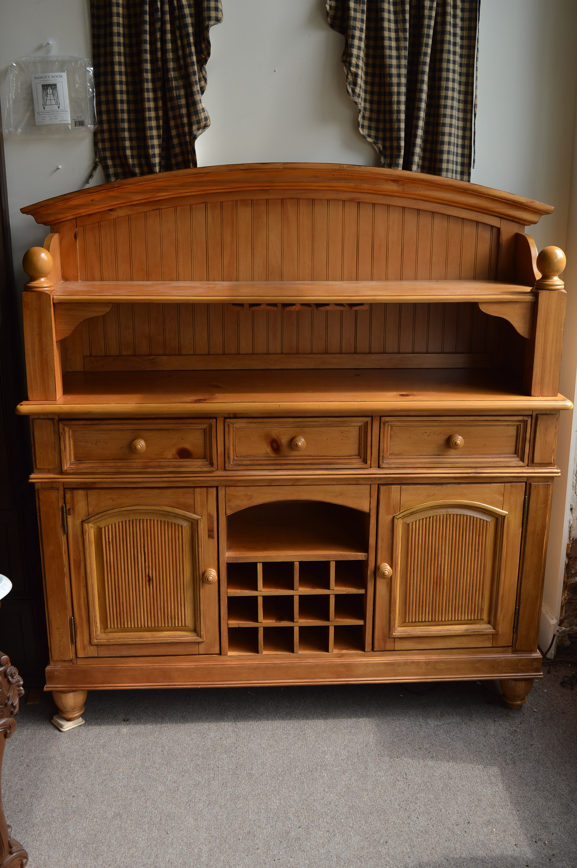 Pine Buffet Cabinet by Broyhill