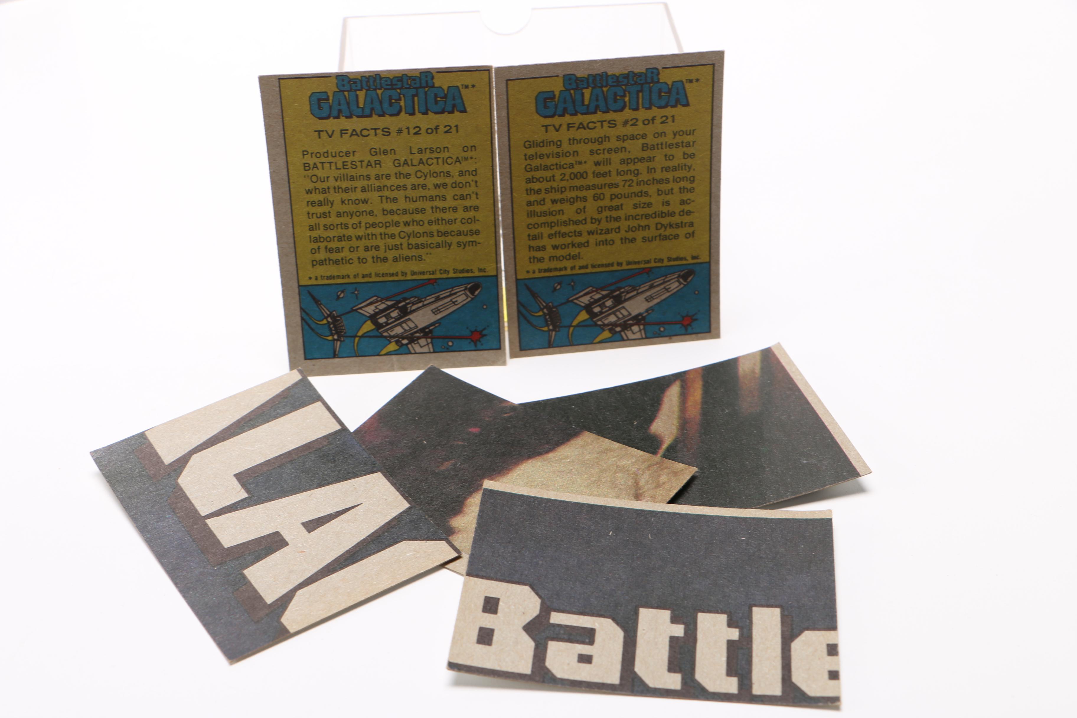 1978 "Battlestar Galactica" Collectible Cards
