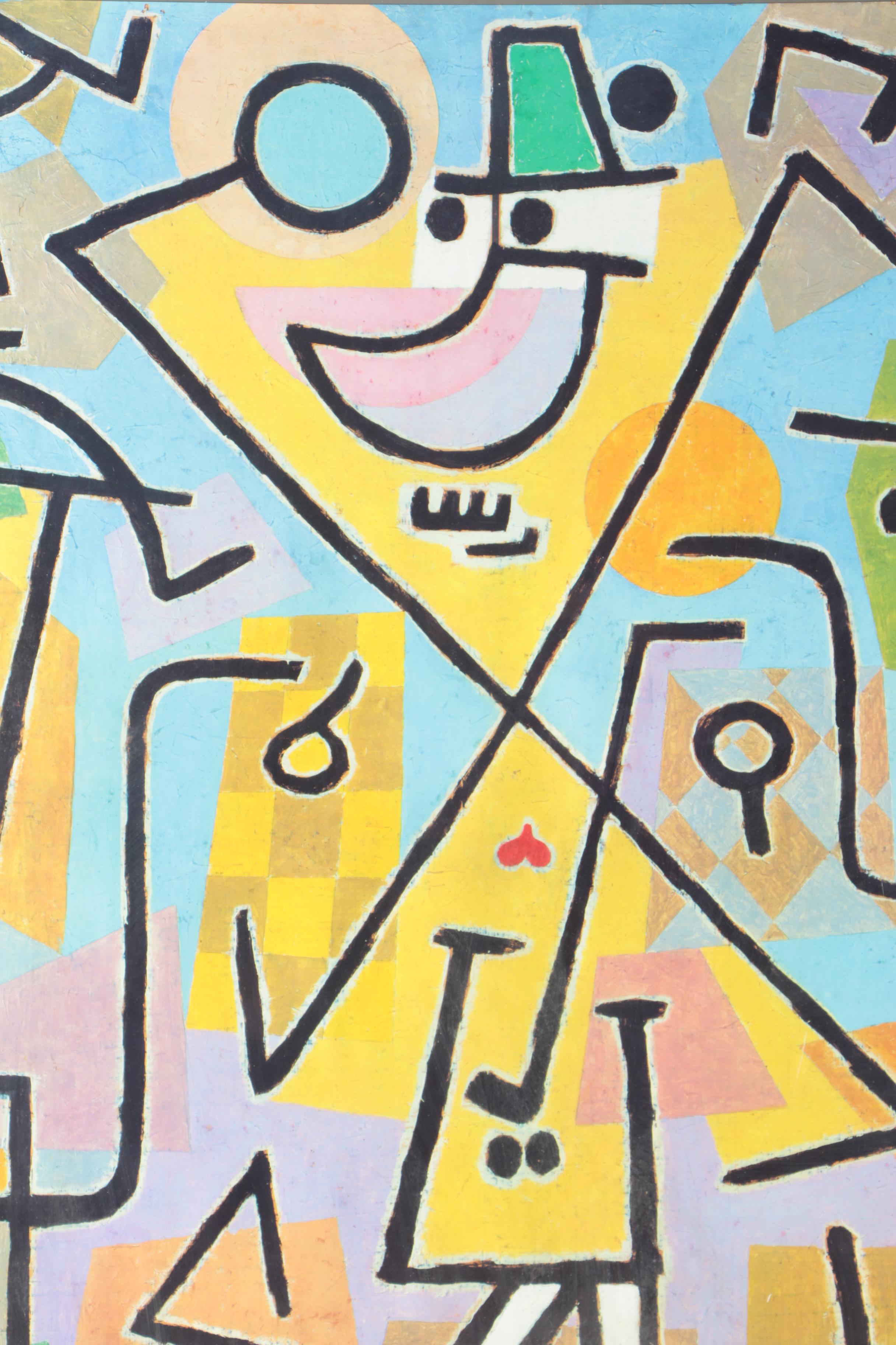 After Paul Klee Offset Lithograph "Capriccio in February"