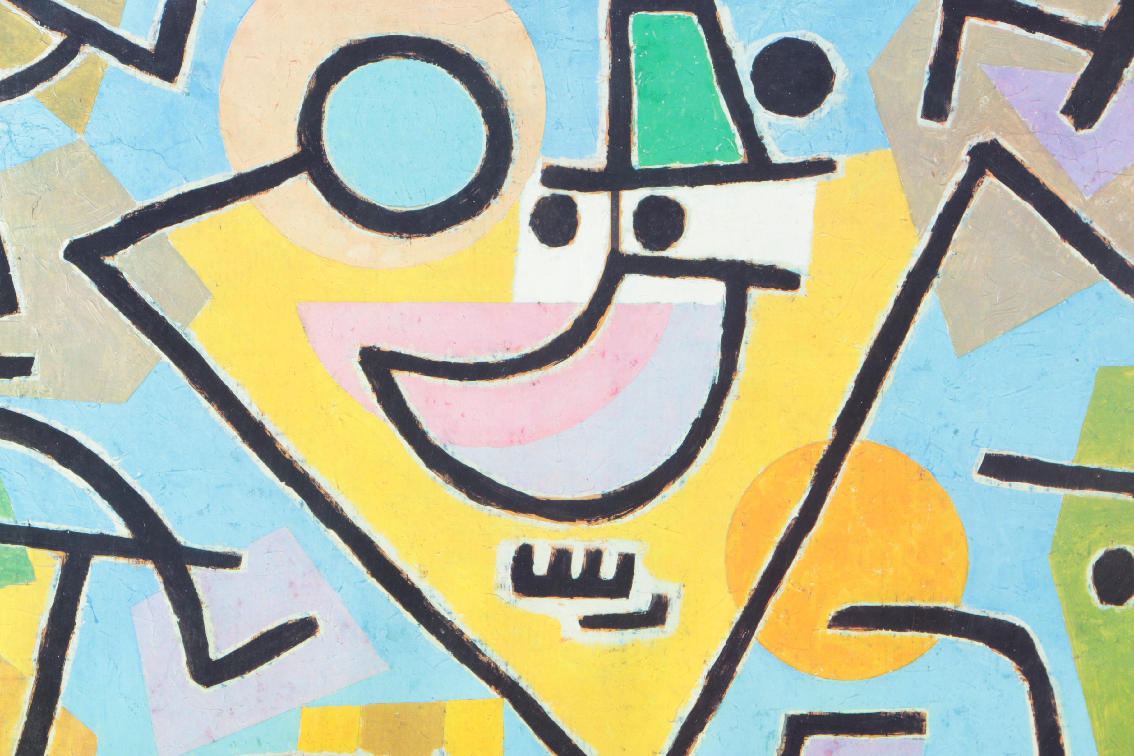 After Paul Klee Offset Lithograph "Capriccio in February"