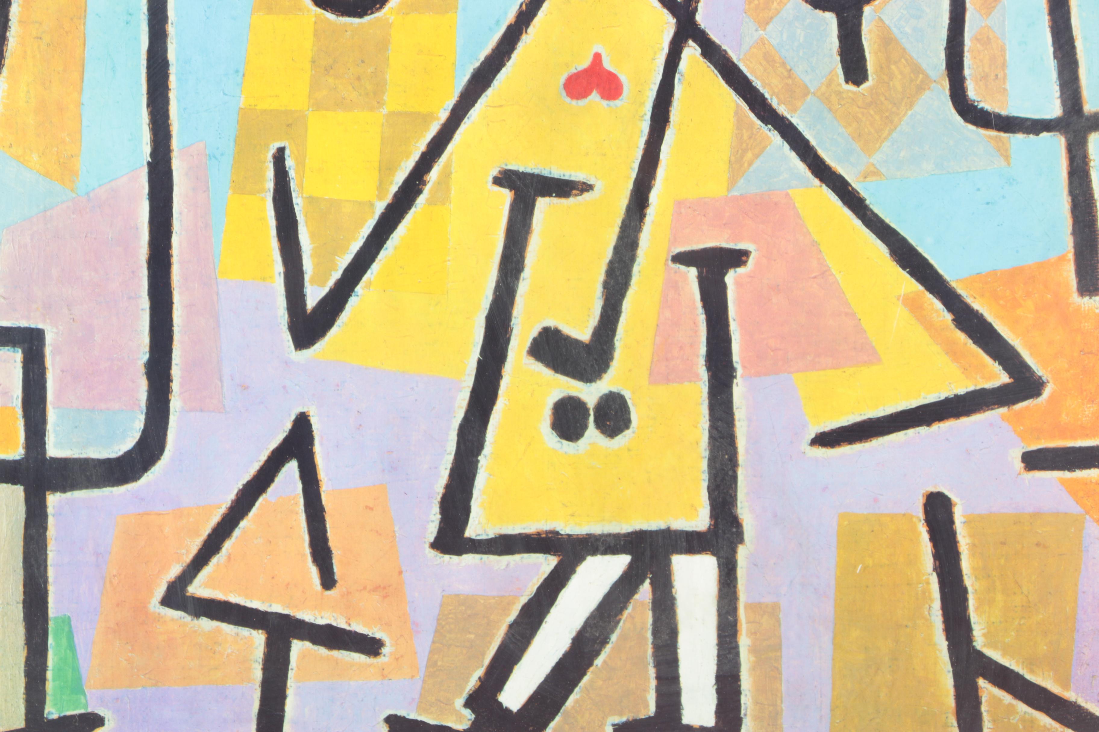 After Paul Klee Offset Lithograph "Capriccio in February"