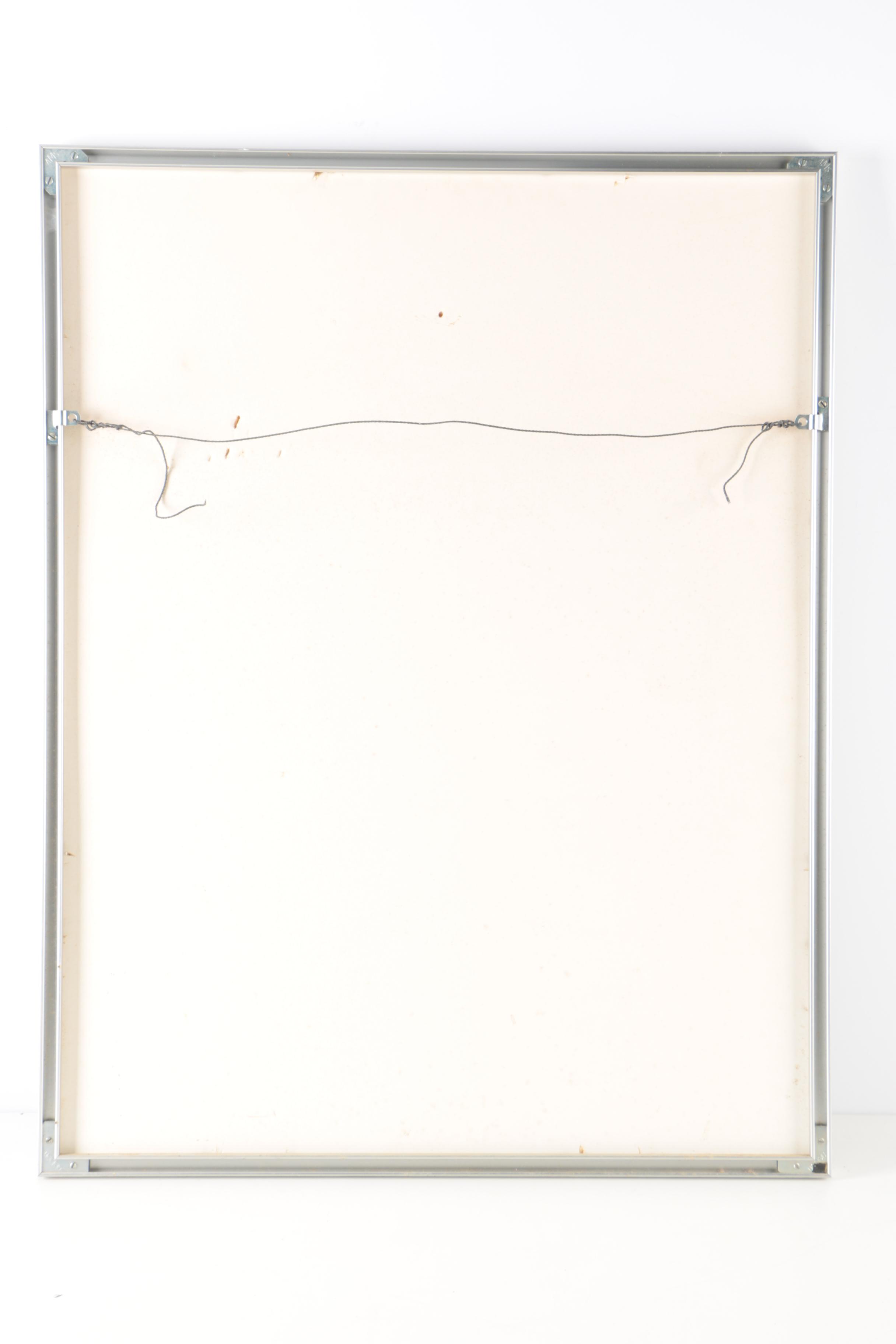 After Paul Klee Offset Lithograph "Capriccio in February"