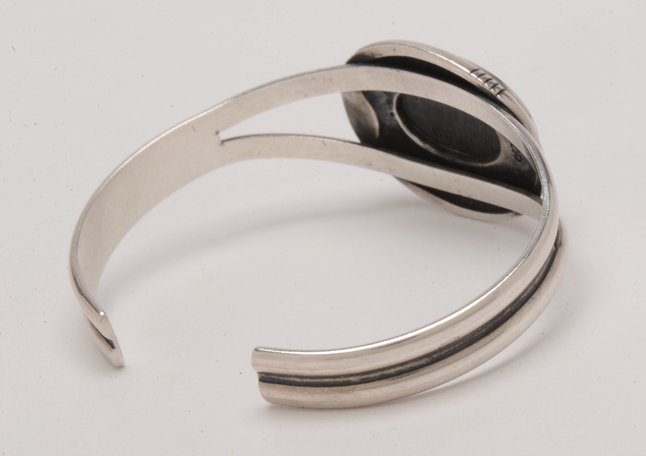 Carolyn Pollack Relios Sterling Silver Stone Inlay Cuff Bracelet