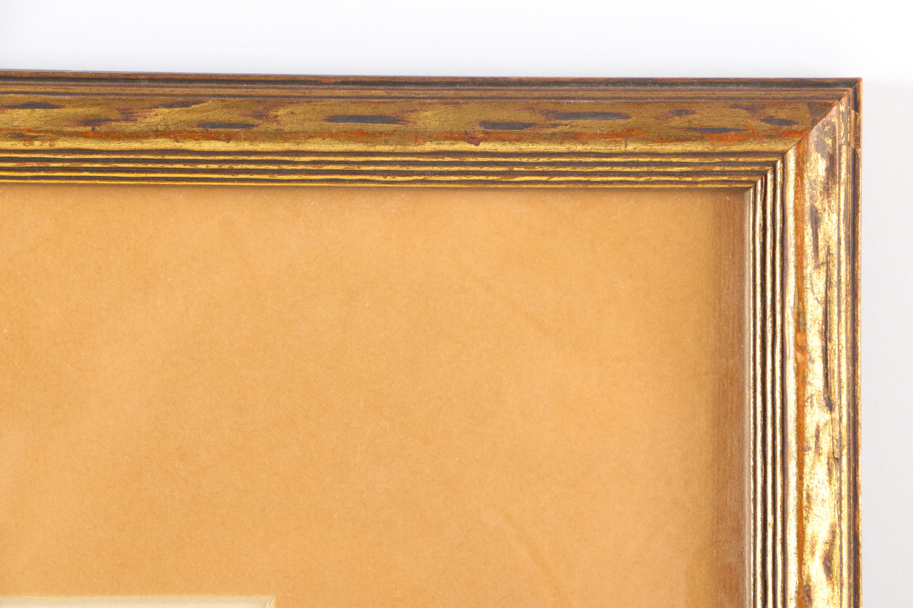 Dremond Aquatint Etching "The Boat On Road"