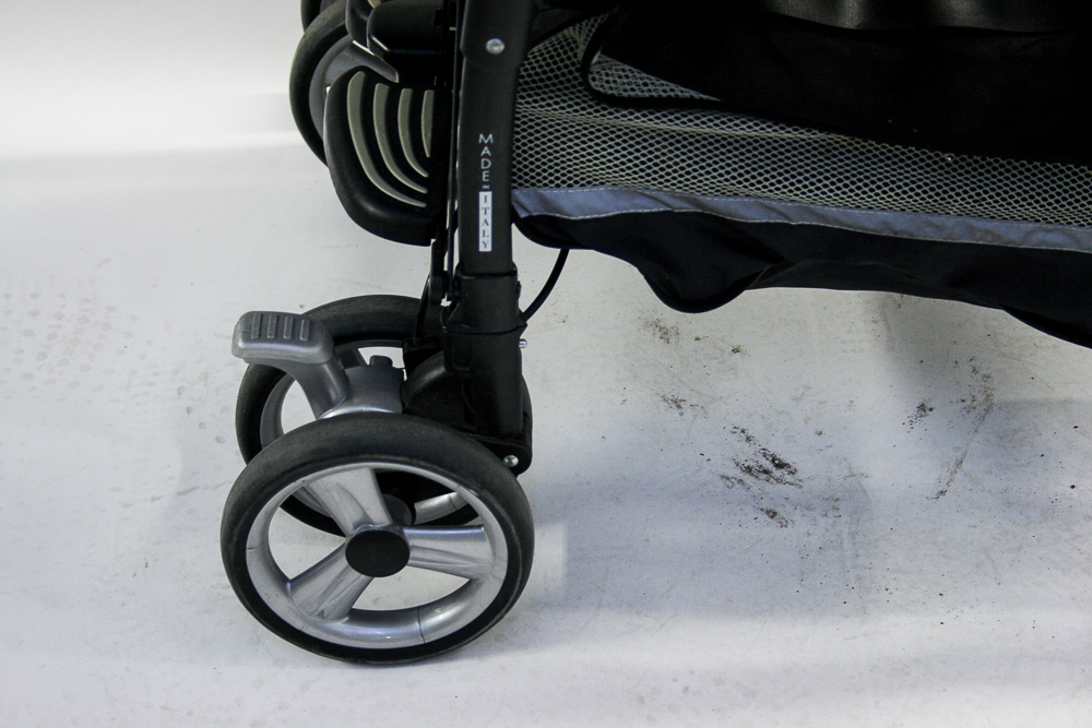 Peg Perego Pliko Switch Stroller and Fisher Price Nature's Touch Cradle Swing