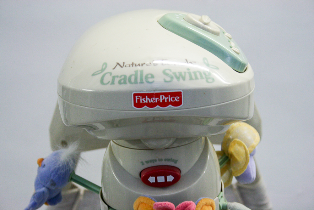 Peg Perego Pliko Switch Stroller and Fisher Price Nature's Touch Cradle Swing