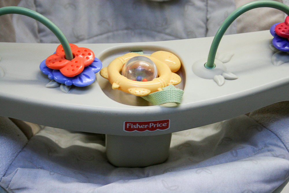 Peg Perego Pliko Switch Stroller and Fisher Price Nature's Touch Cradle Swing