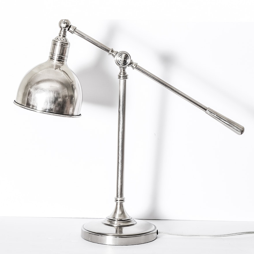 Pottery Barn Chrome Desk Lamp