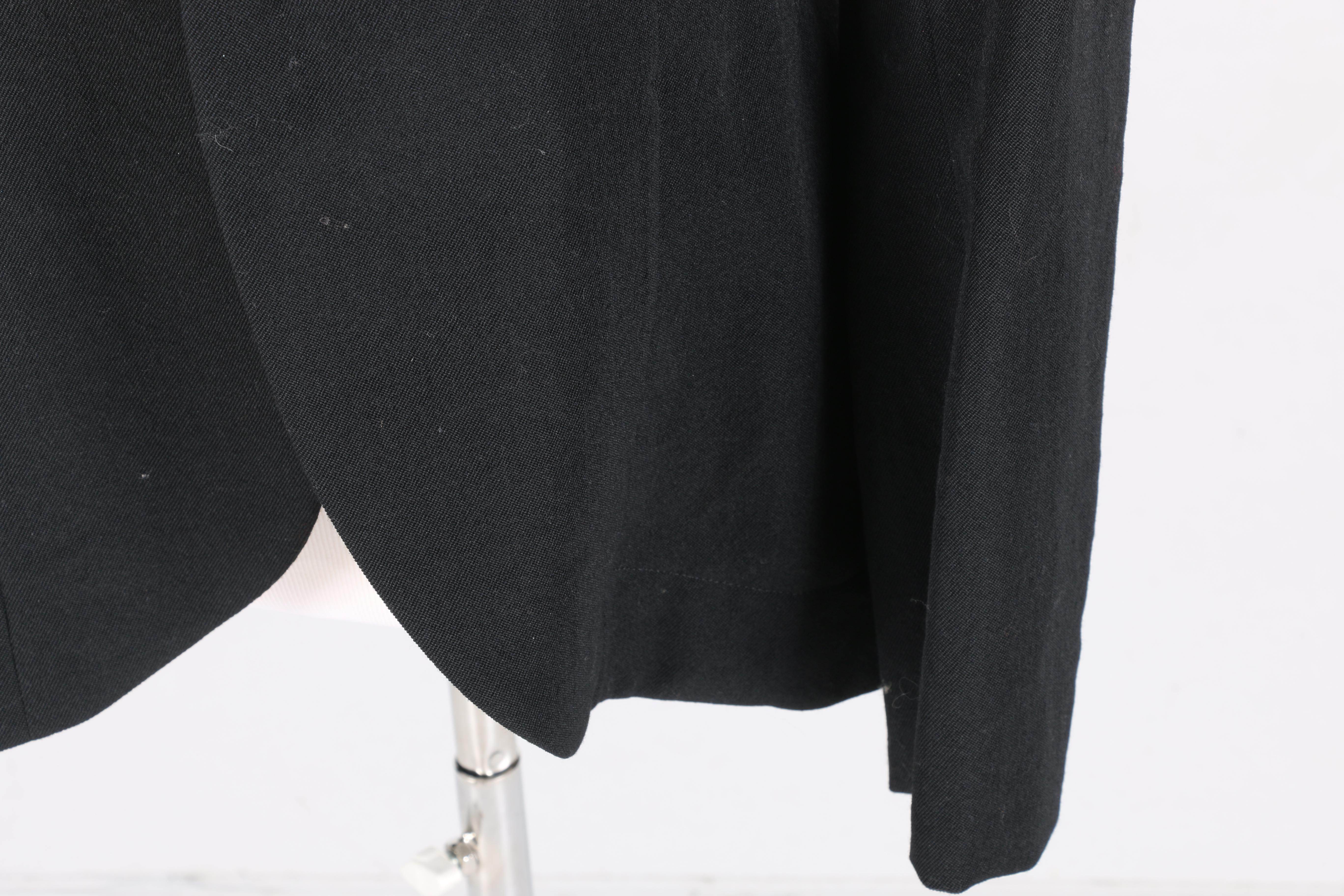 Yohji Yamamoto Black Zip-Up Jacket