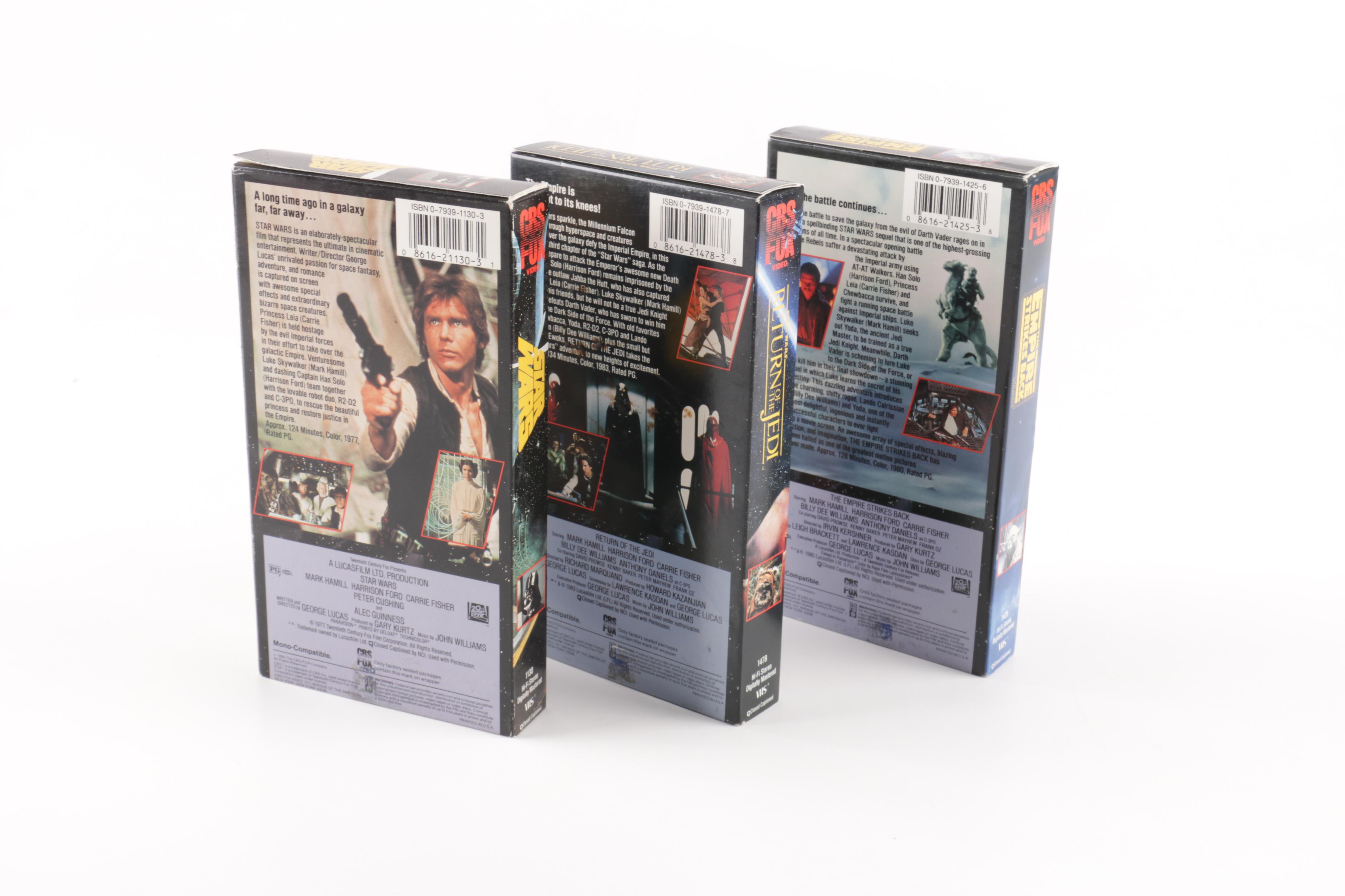 "Star Wars" VHS Tapes
