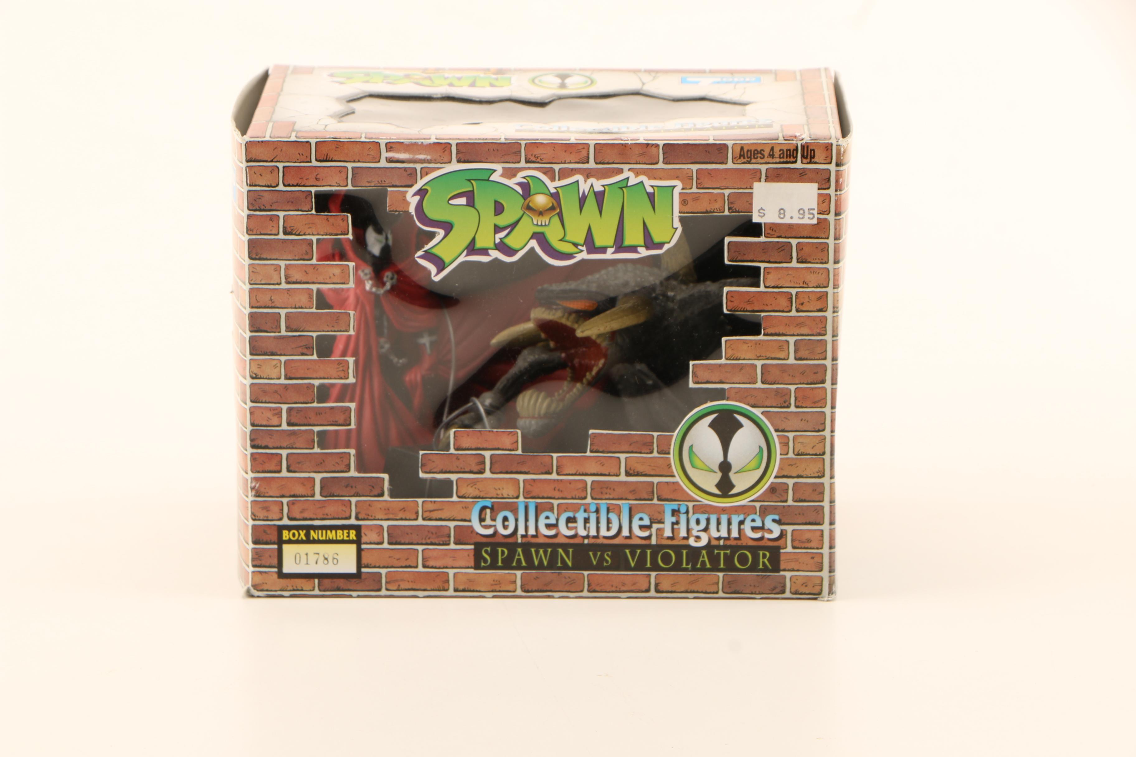 Assortment of McFarlane's "Spawn" Figures and Toys