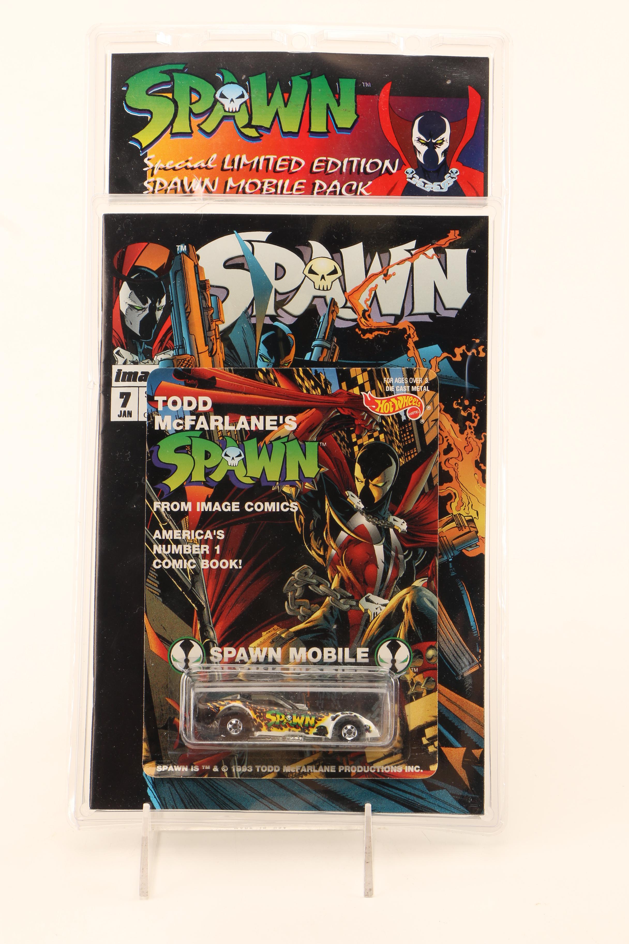 Assortment of McFarlane's "Spawn" Figures and Toys