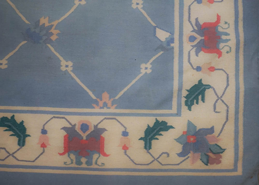 Wool Dhurrie Area Rug