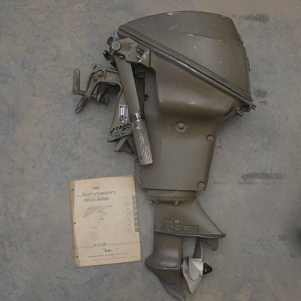 1968 Johnson Evinrude "SportWin" 9.5HP Outboard Motor