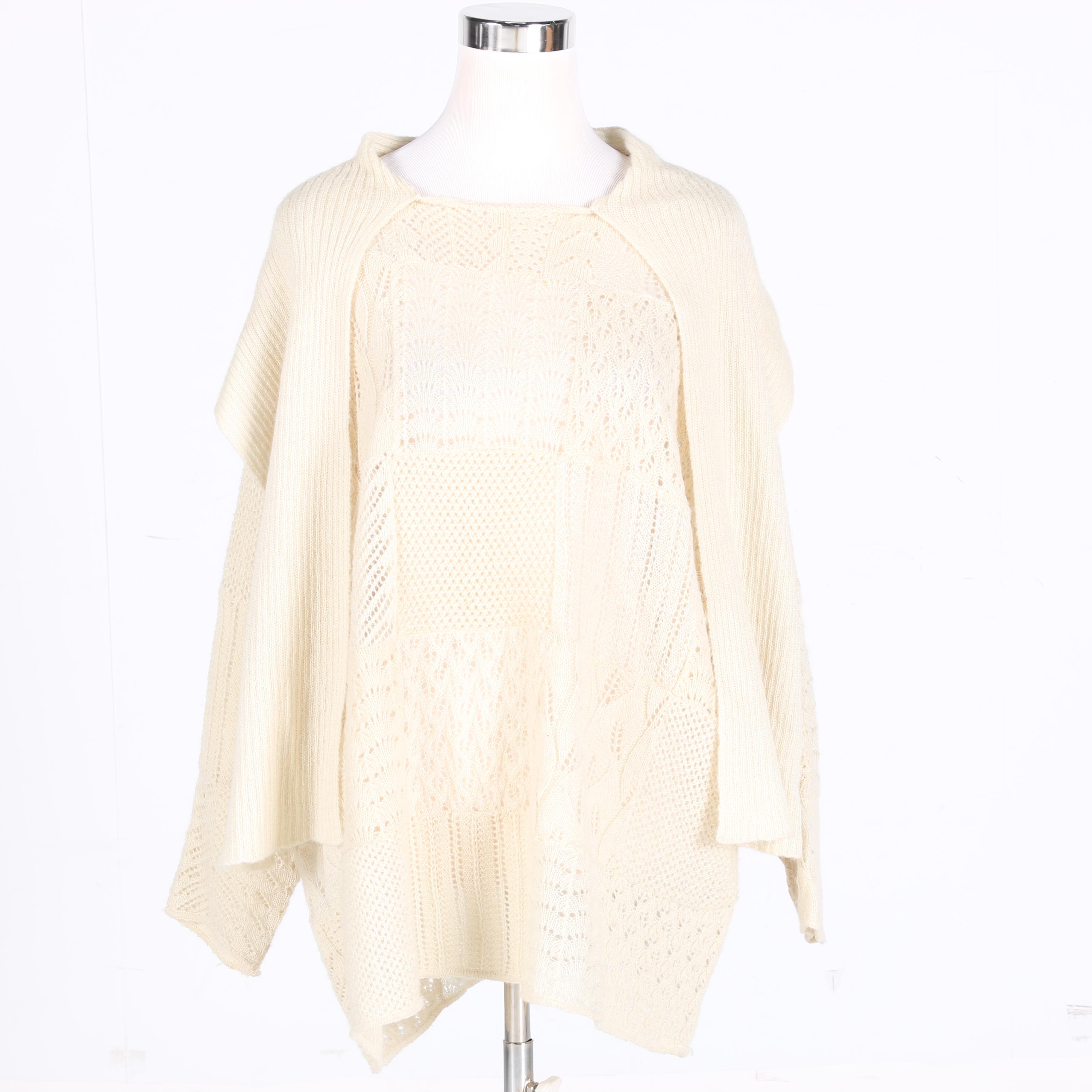 Dolce & Gabbana Cream Knit Sweater
