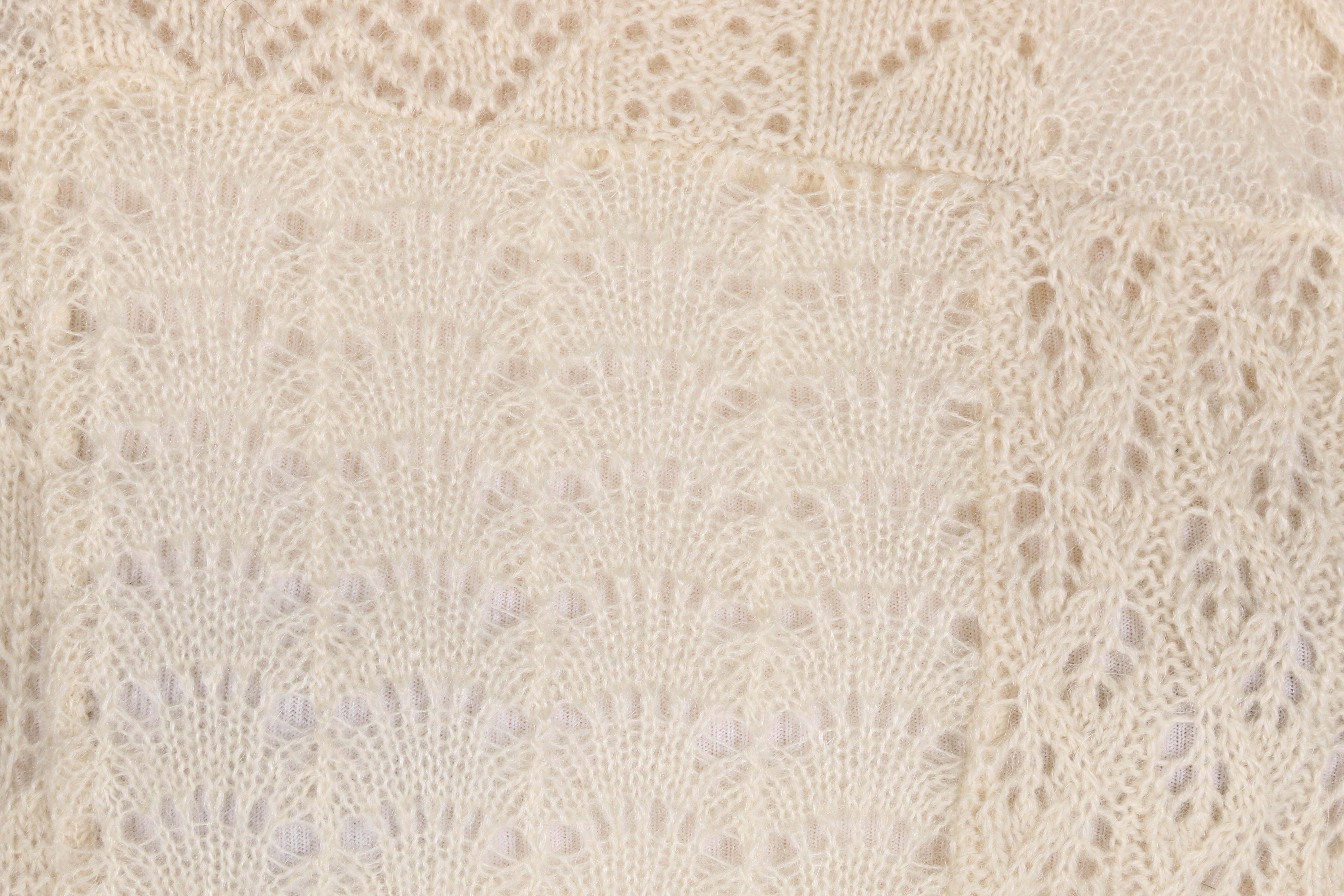 Dolce & Gabbana Cream Knit Sweater