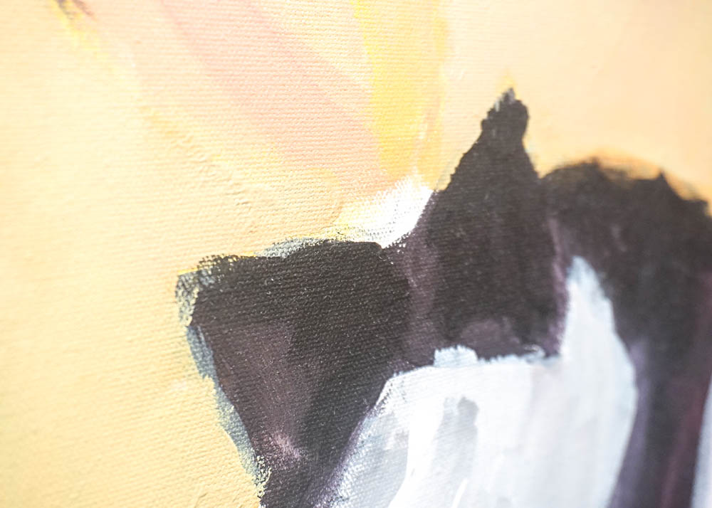 Acrylic Painting on Canvas of Performing Musicians