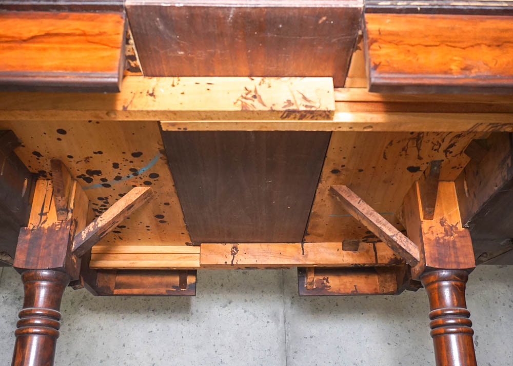 Duncan Phyfe Style Drop-Leaf Dining Table