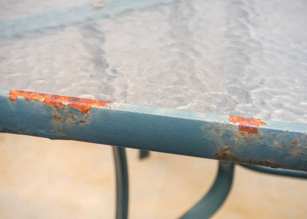 Patio Set With Glass-Top Table and Chairs