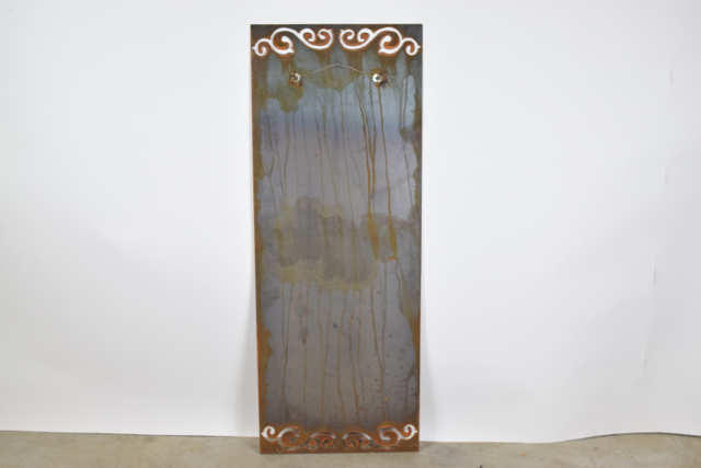 Offset Lithograph after Ludmila Curilov of a Female Figure on Metal