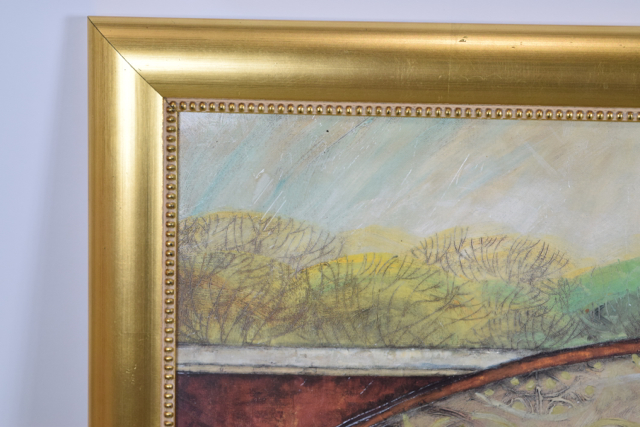 Embellished Offset Lithograph after Ludmila Curilova of Female Figure