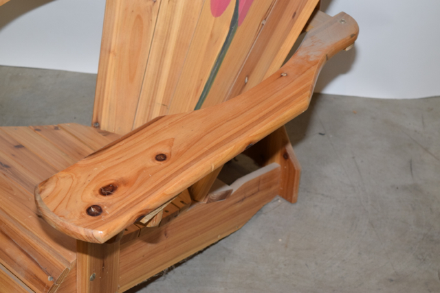 Hand Painted Pine Adirondack Chair