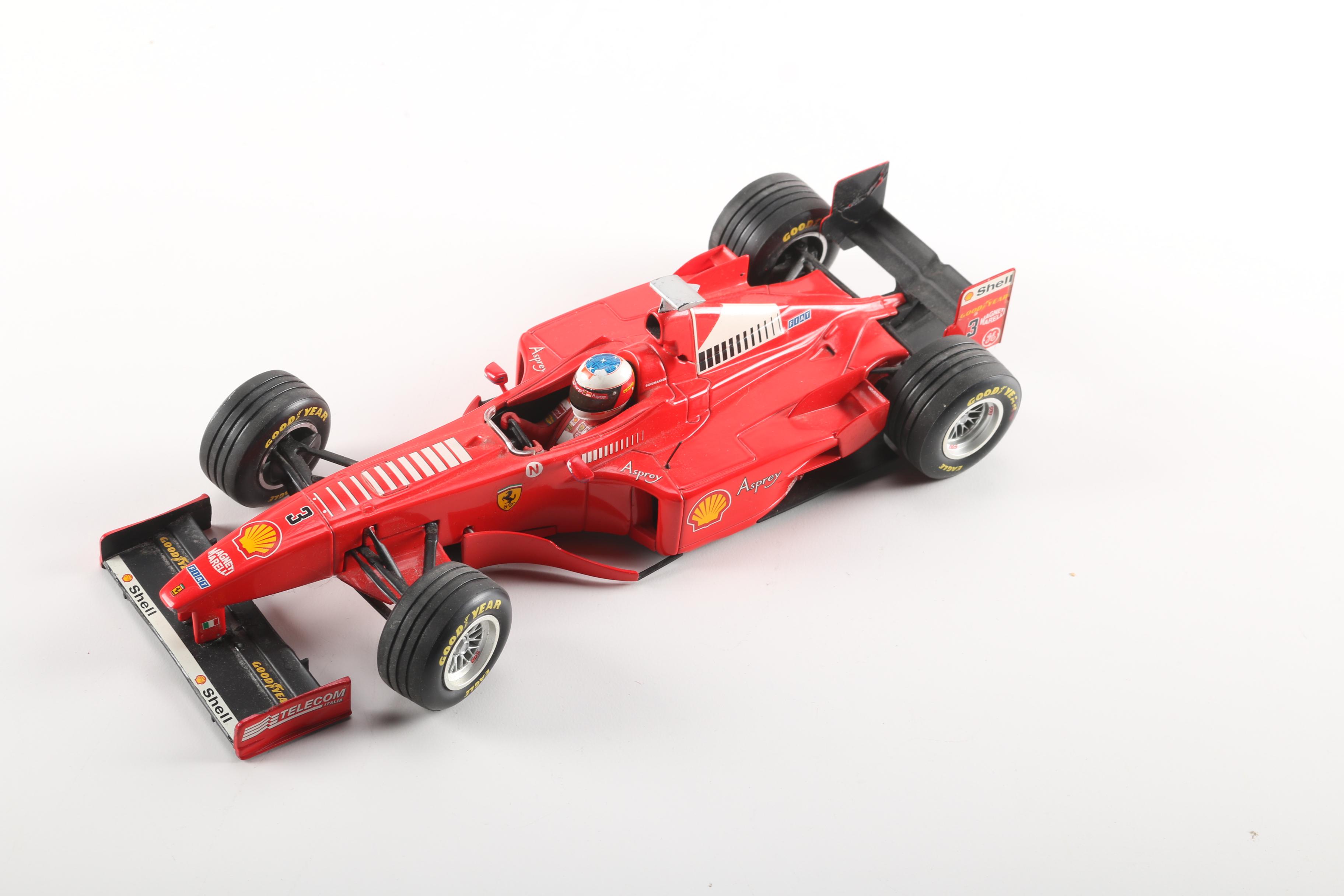 Three F1 Replica Models Including Michael Schumacher