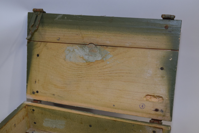 Vintage Russian Wooden Ammunition Boxes