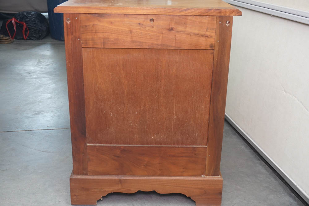 Vintage Oak Side Nightstand