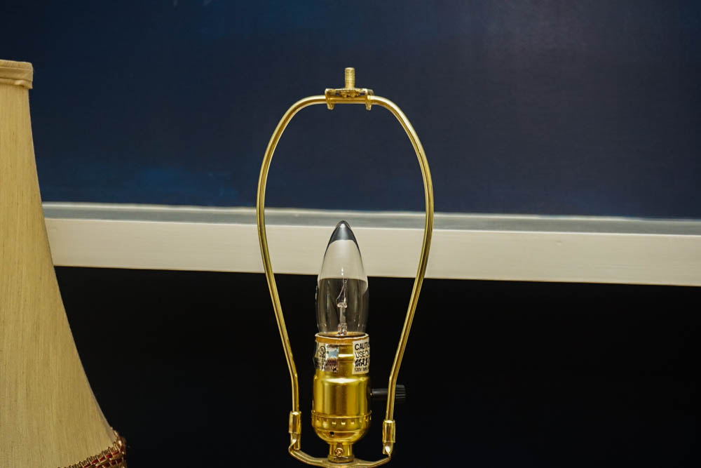 Gold Tone Buffet Lamps