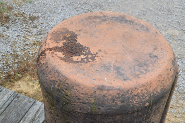 Easter Island Style Terracotta Totem Sculpture
