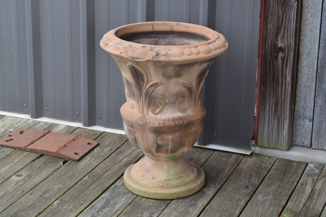 Neoclassical Style Terracotta Urn Planter