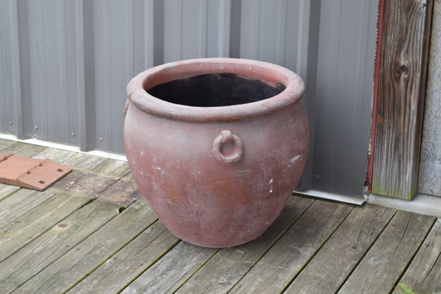 Large Burgundy Terracotta Planter