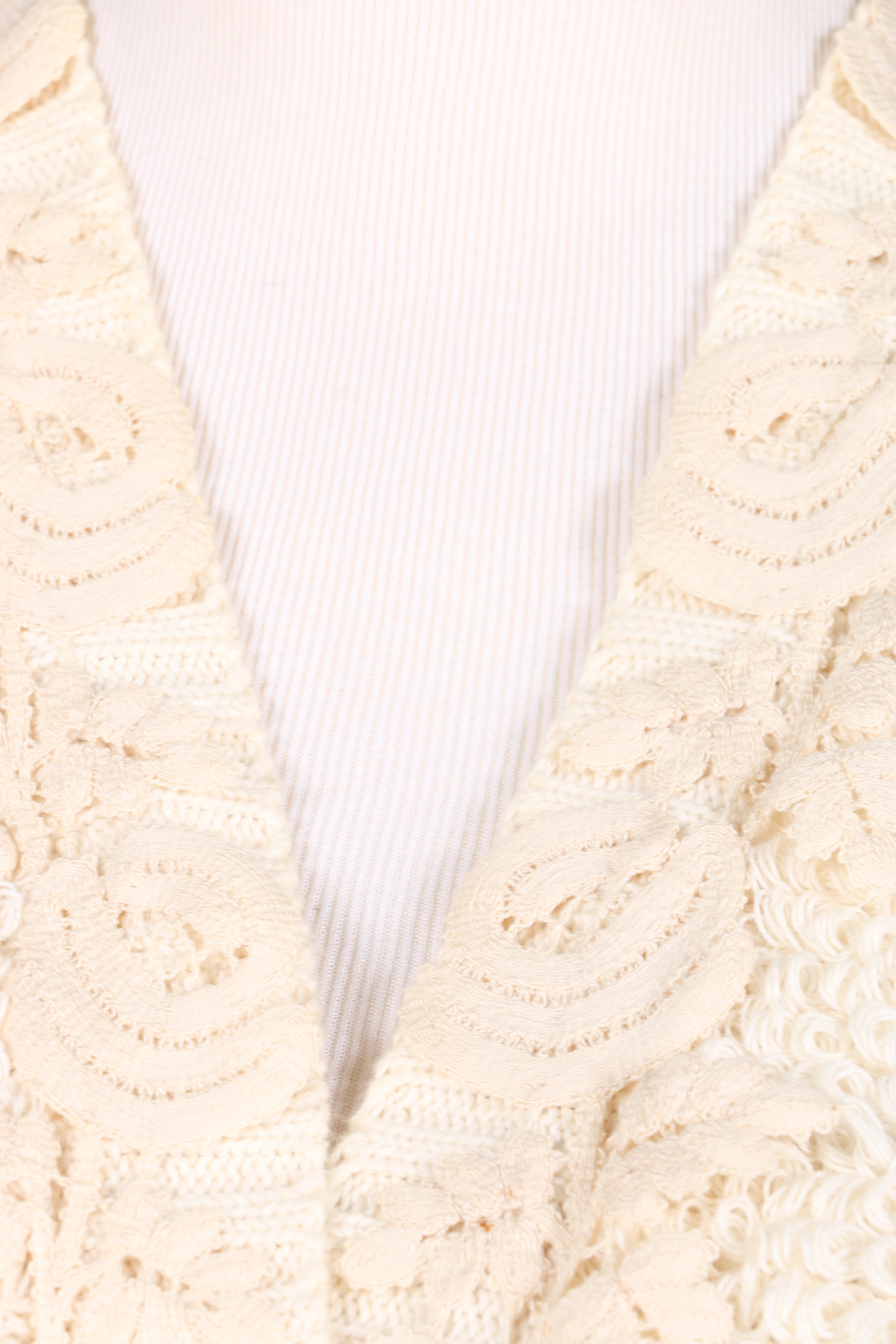 Chloé Ultimo Cream Knit Cardigan