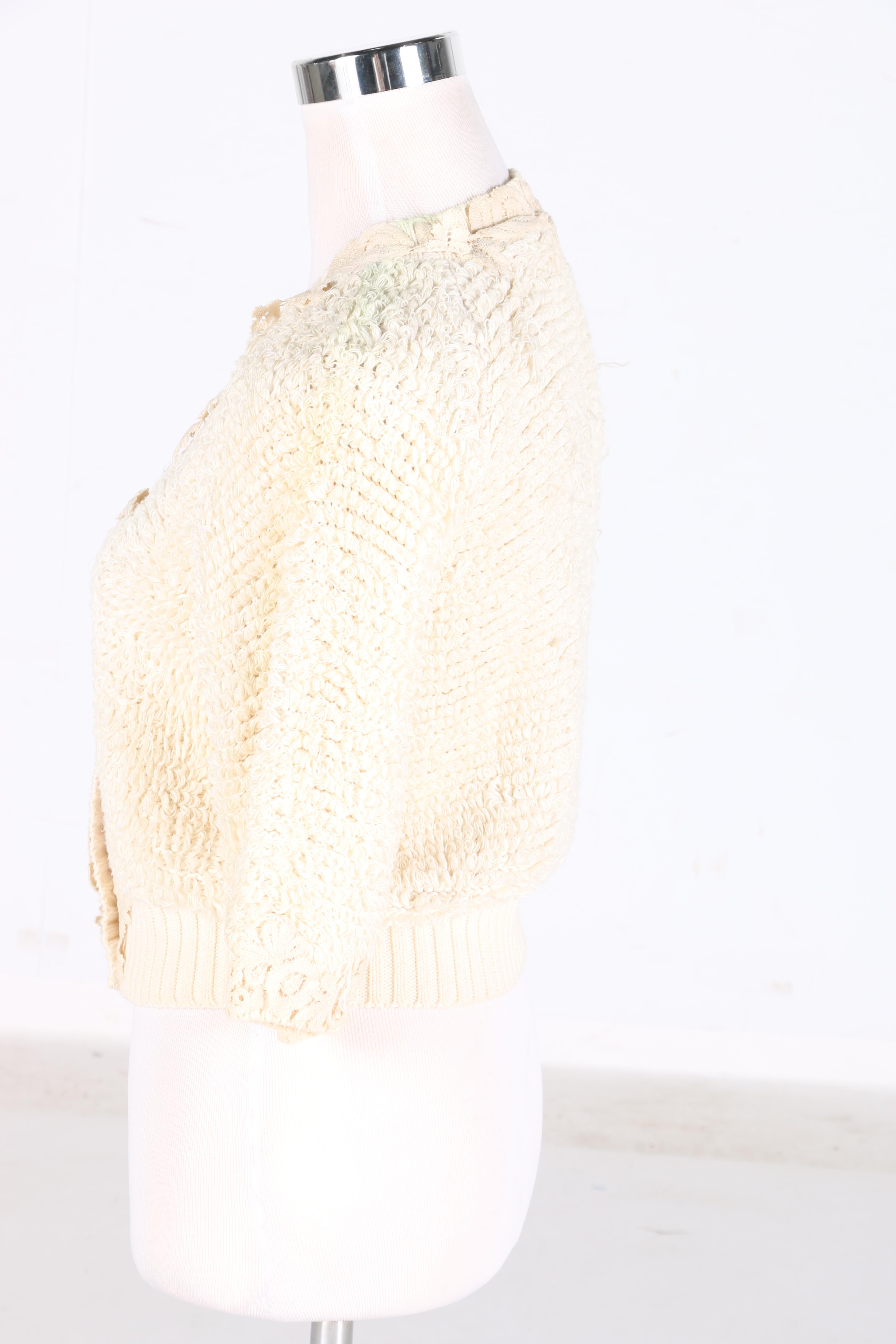 Chloé Ultimo Cream Knit Cardigan
